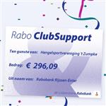 Mooi resultaat RABO Clubsupport