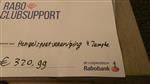 Mooi bedrag binnengehengeld met Rabo Clubsupport